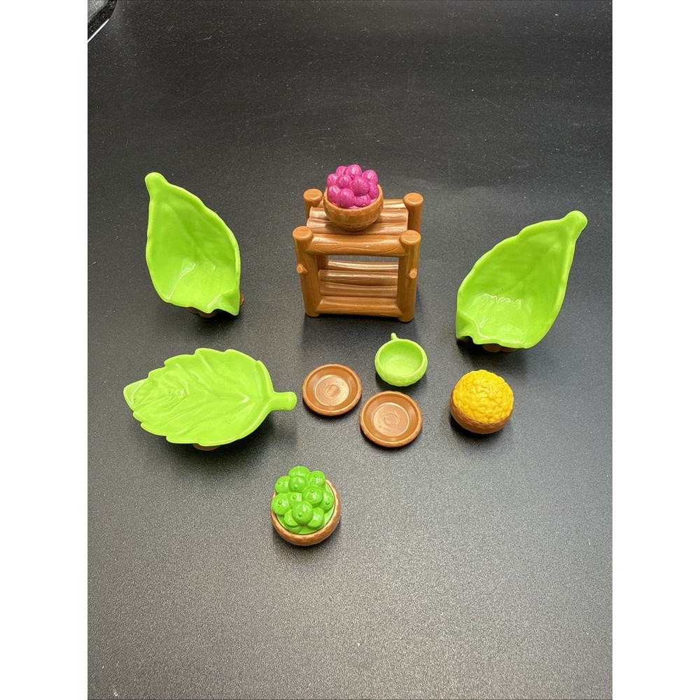 Lil Woodzeez Acorn Tree House Replacement Parts Accessories Food Chair Leaf